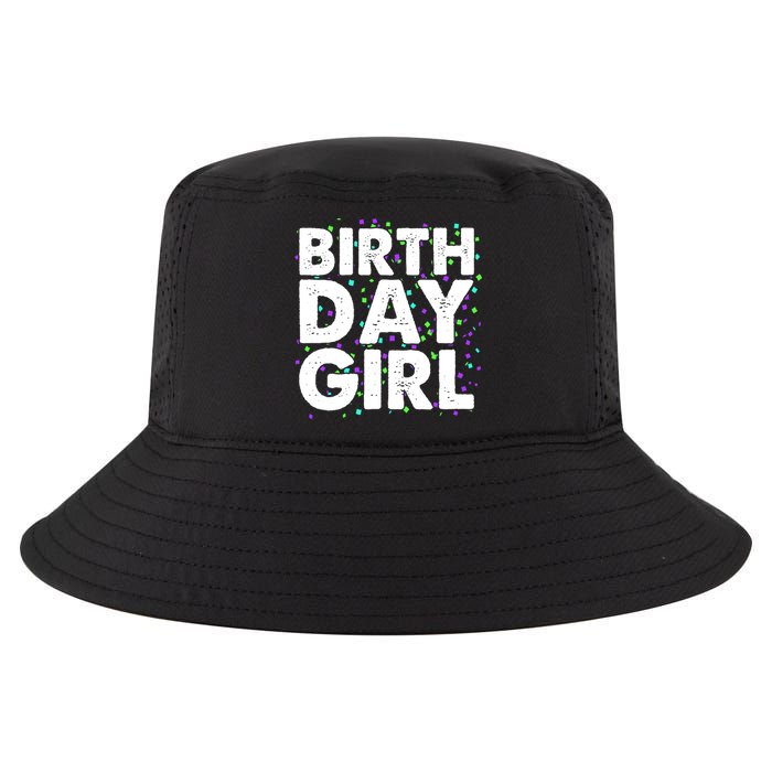 Birthday Girl With Confetti Cool Comfort Performance Bucket Hat