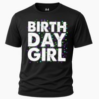 Birthday Girl With Confetti Cooling Performance Crew T-Shirt