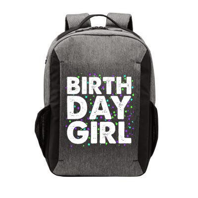 Birthday Girl With Confetti Vector Backpack