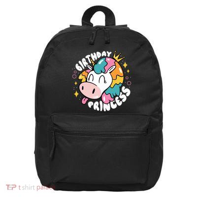 Birthday Princess Unicorn 16 in Basic Backpack