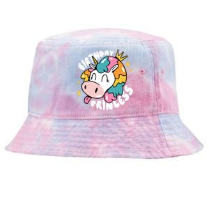 Birthday Princess Unicorn Tie-Dyed Bucket Hat