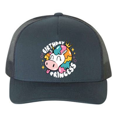 Birthday Princess Unicorn Yupoong Adult 5-Panel Trucker Hat