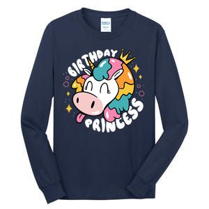 Birthday Princess Unicorn Tall Long Sleeve T-Shirt