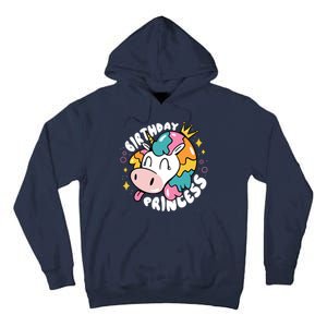 Birthday Princess Unicorn Tall Hoodie