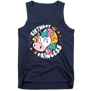 Birthday Princess Unicorn Tank Top