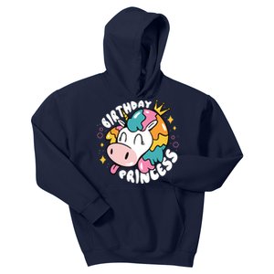 Birthday Princess Unicorn Kids Hoodie