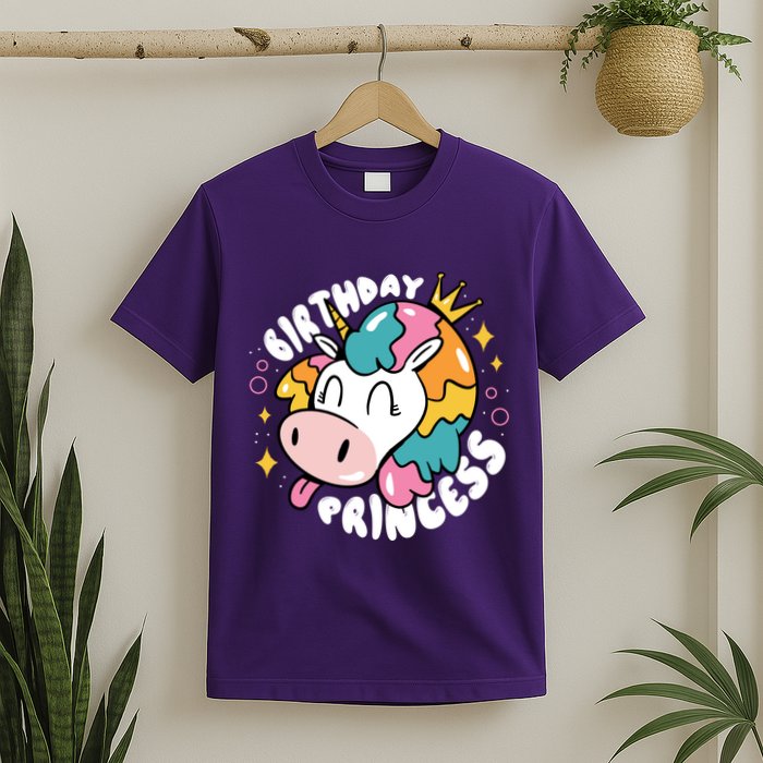 Birthday Princess Unicorn T-Shirt