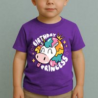 Birthday Princess Unicorn Toddler T-Shirt