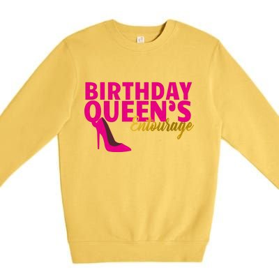 Birthday Queen's Entourage Premium Crewneck Sweatshirt