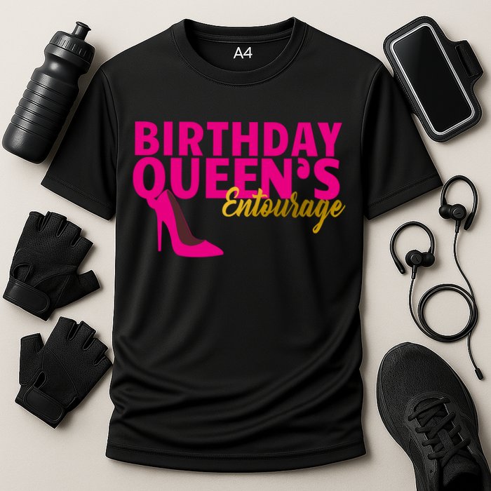 Birthday Queen's Entourage Cooling Performance Crew T-Shirt