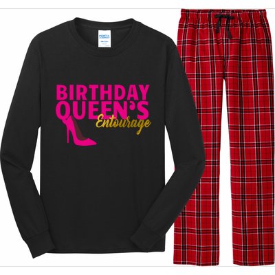 Birthday Queen's Entourage Long Sleeve Pajama Set