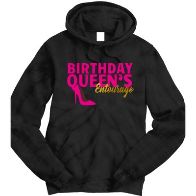 Birthday Queen's Entourage Tie Dye Hoodie