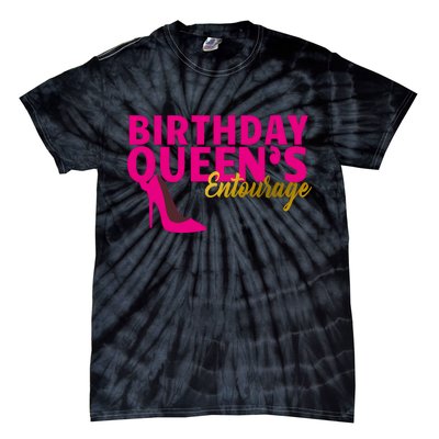 Birthday Queen's Entourage Tie-Dye T-Shirt