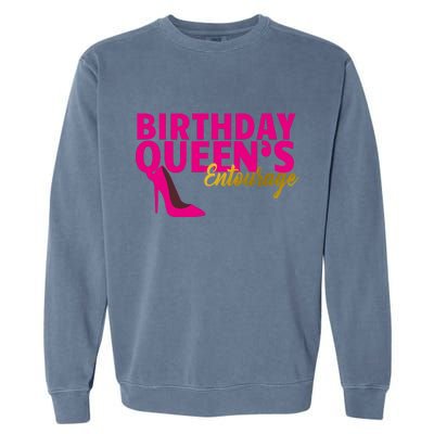 Birthday Queen's Entourage Garment-Dyed Sweatshirt