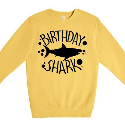 Birthday Shark Premium Crewneck Sweatshirt