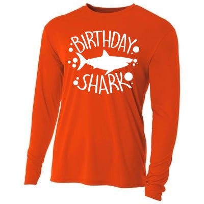 Birthday Shark Cooling Performance Long Sleeve Crew