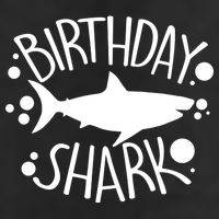 Birthday Shark Adult Drive Performance Visor