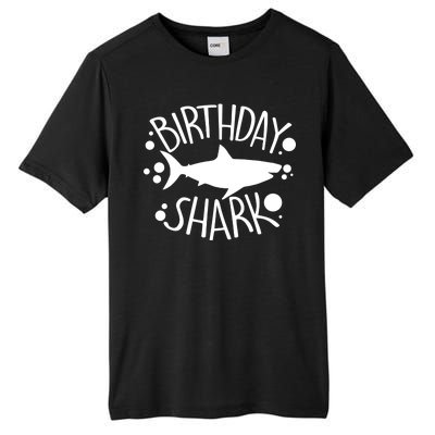 Birthday Shark Tall Fusion ChromaSoft Performance T-Shirt