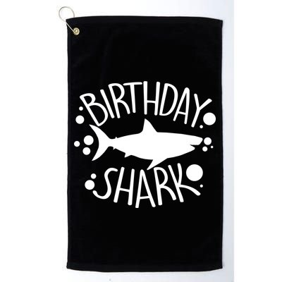 Birthday Shark Golf Towel