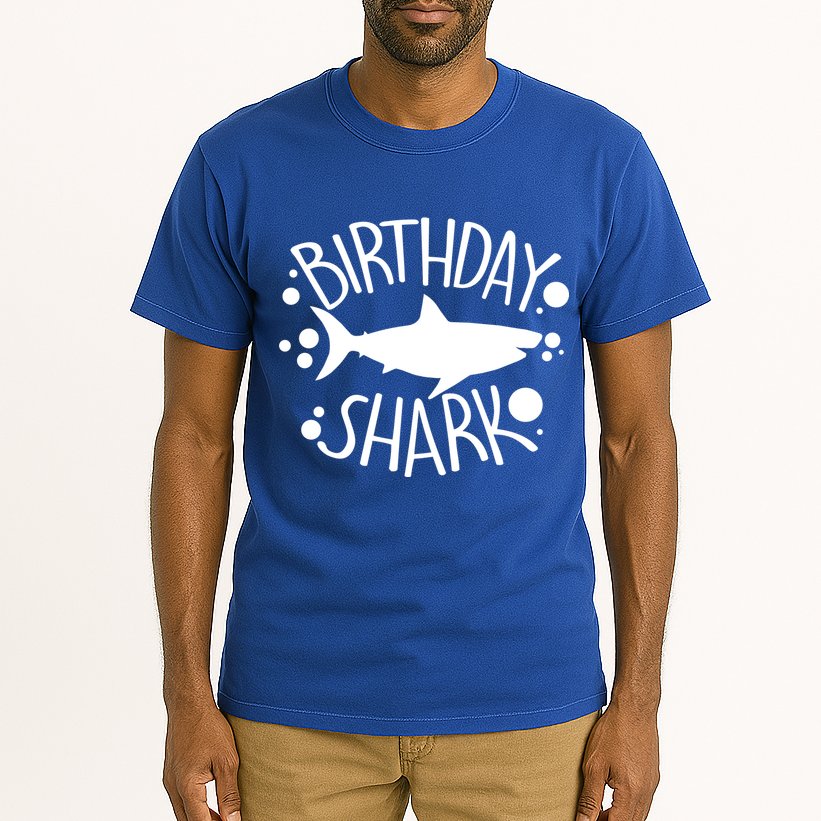Birthday Shark Tall T-Shirt