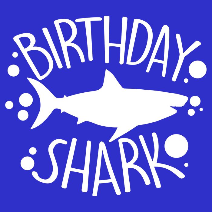 Birthday Shark Tall T-Shirt