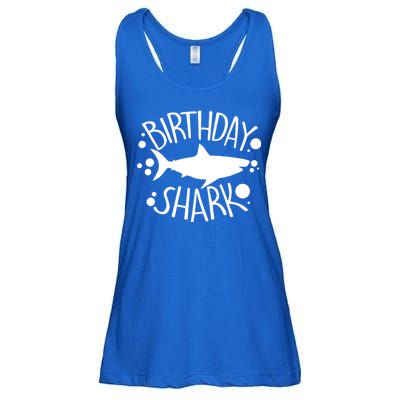 Birthday Shark Ladies Essential Flowy Tank