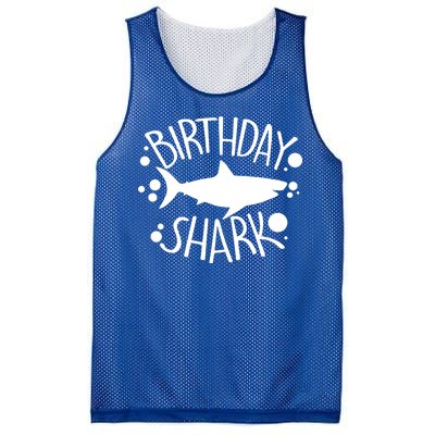 Birthday Shark Mesh Reversible Basketball Jersey Tank