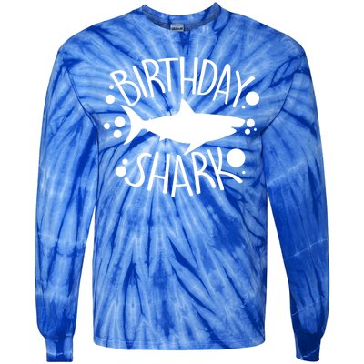 Birthday Shark Tie-Dye Long Sleeve Shirt