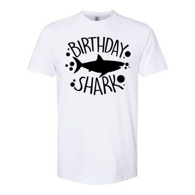 Birthday Shark Softstyle CVC T-Shirt