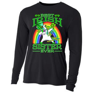 Best Irish Sister Ever St PatrickS Day Unicorn Cute Gift Cooling Performance Long Sleeve Crew