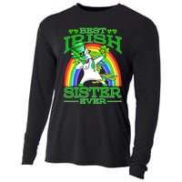 Best Irish Sister Ever St PatrickS Day Unicorn Cute Gift Cooling Performance Long Sleeve Crew