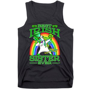 Best Irish Sister Ever St PatrickS Day Unicorn Cute Gift Tank Top