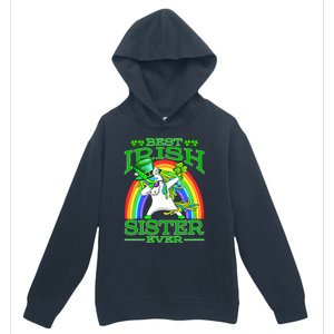 Best Irish Sister Ever St PatrickS Day Unicorn Cute Gift Urban Pullover Hoodie