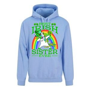 Best Irish Sister Ever St PatrickS Day Unicorn Cute Gift Unisex Surf Hoodie