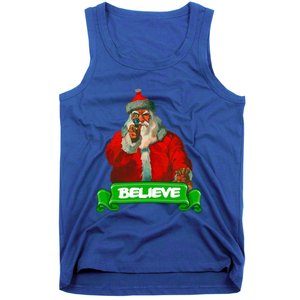 Believe In Santa Funny Christmas Funny Gift Tank Top