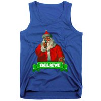 Believe In Santa Funny Christmas Funny Gift Tank Top