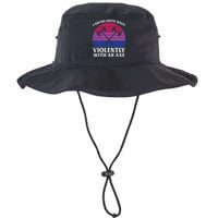 Bisexual I Swing Both Ways Axe Funny Bi Pride Flag Lgbtq Bucket Hat