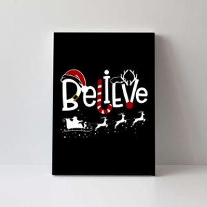 Believe In Santa Clause Christmas Canvas