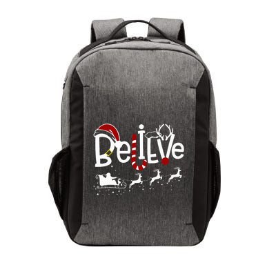 Believe In Santa Clause Christmas Women Girl Boy Vector Backpack