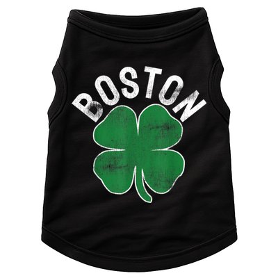Boston Irish Shamrock St. Patrick's Day Doggie Tank