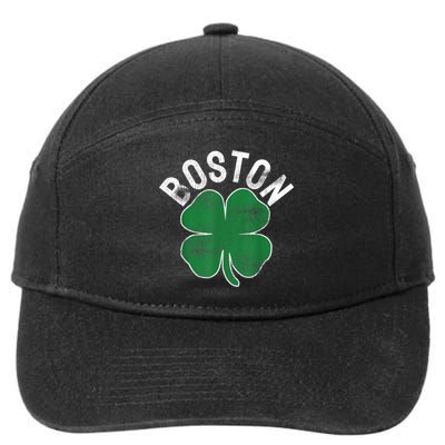 Boston Irish Shamrock St. Patrick's Day 7-Panel Snapback Hat