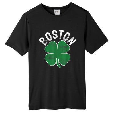 Boston Irish Shamrock St. Patrick's Day Tall Fusion ChromaSoft Performance T-Shirt