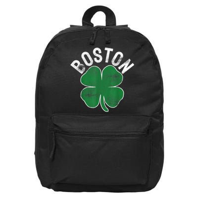 Boston Irish Shamrock St. Patrick's Day 16 in Basic Backpack