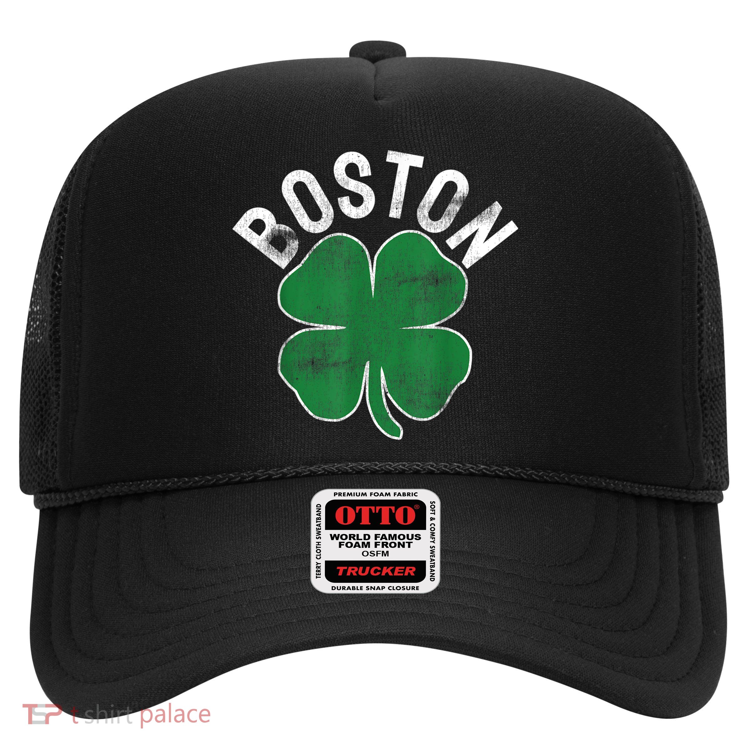 Boston Irish Shamrock St. Patrick's Day Trucker Hat