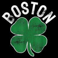 Boston Irish Shamrock St. Patrick's Day Short Acrylic Beanie
