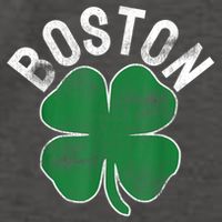 Boston Irish Shamrock St. Patrick's Day Vector Backpack