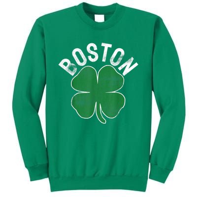 Boston Irish Shamrock St. Patrick's Day Sweatshirt