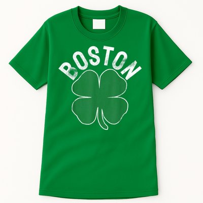 Boston Irish Shamrock St. Patrick's Day Tall T-Shirt