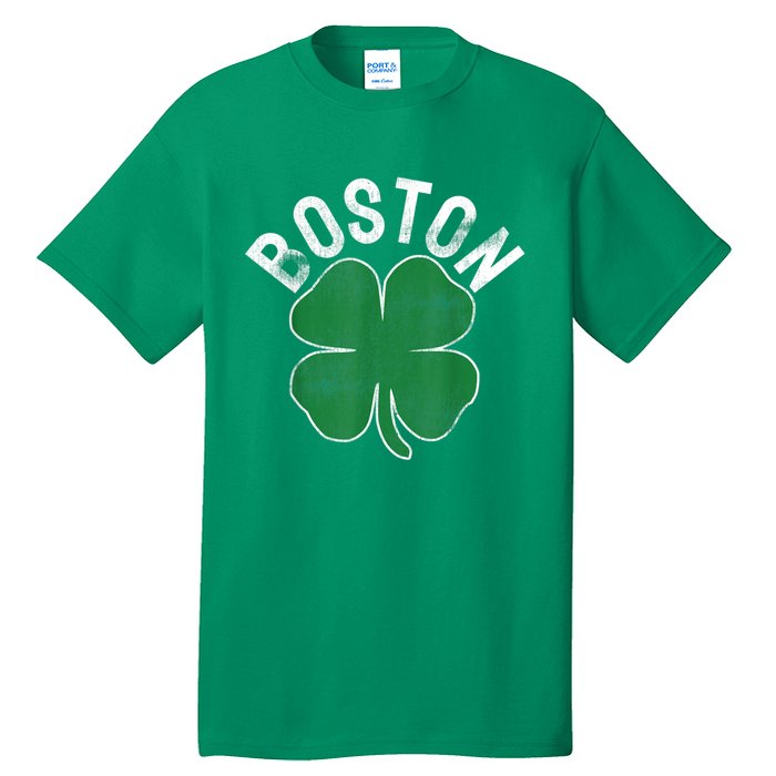 Boston Irish Shamrock St. Patrick's Day Tall T-Shirt