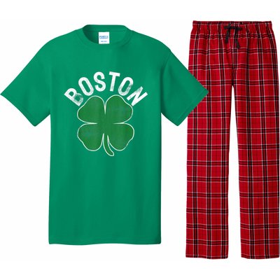 Boston Irish Shamrock St. Patrick's Day Pajama Set